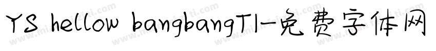 YS hellow bangbangTI字体转换